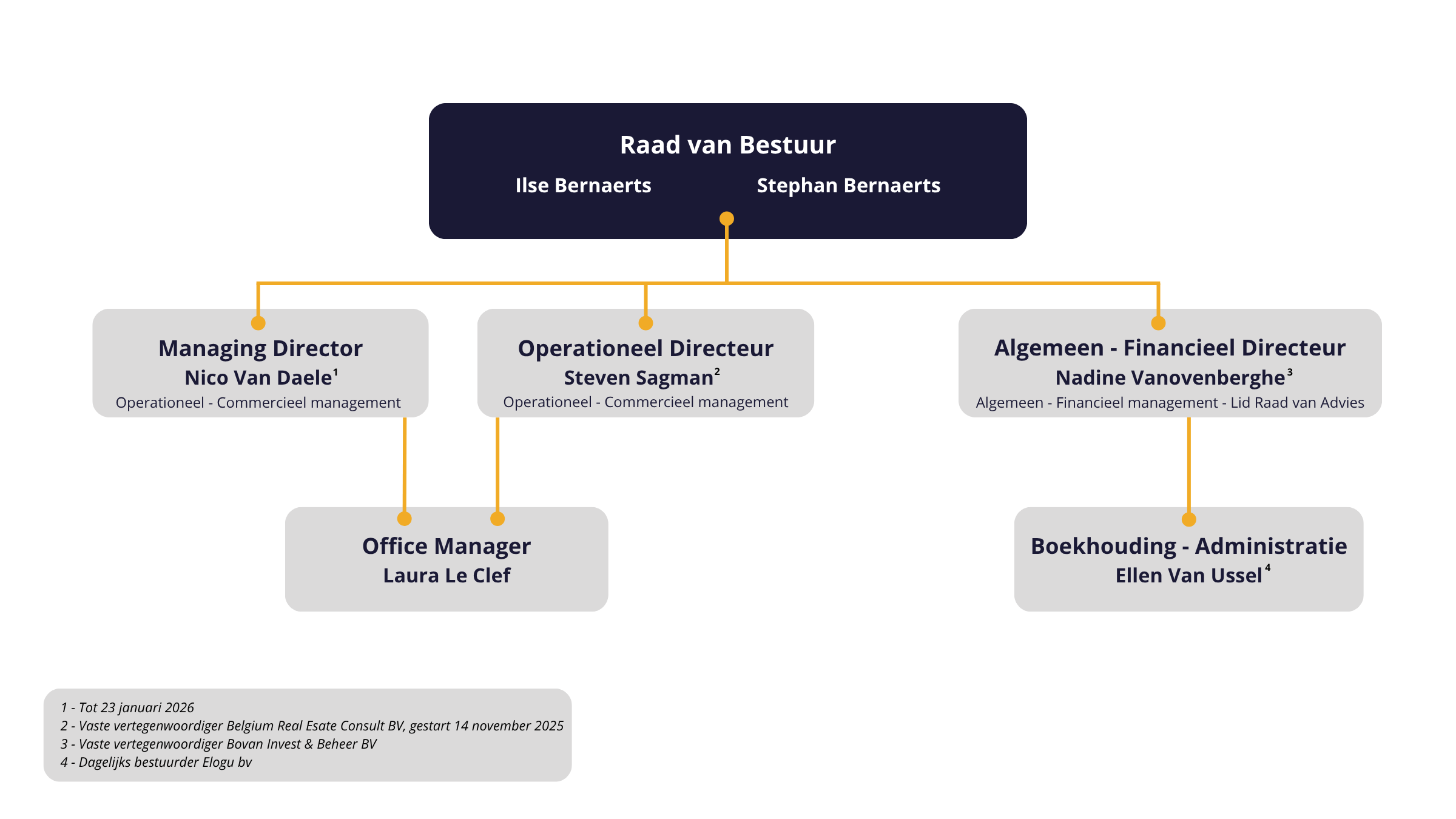 Group Bernaerts Organigram